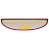 vidaXL Stufenmatten 30 Stk. 56x17x3 cm Rot Halbrund