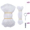 vidaXL Katzennetz Transparent 6x3 m Nylon