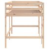 vidaXL Kinderhochbett mit Leiter 90x200 cm Massivholz Kiefer