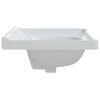 vidaXL Waschbecken Wei&szlig; 71x48x23 cm Rechteckig Keramik