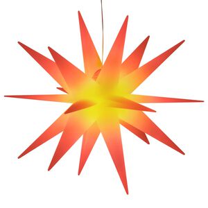 vidaXL LED-Weihnachtsstern Faltbar Rot 43 cm