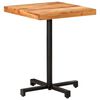 vidaXL Bistrotisch Quadratisch 60x60x75 cm Akazie Massivholz