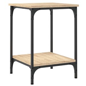 vidaXL Couchtisch Sonoma-Eiche 40x40x55 cm Holzwerkstoff