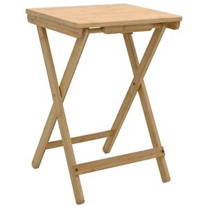 vidaXL K&uuml;chentisch Natur 40 x 30 x 53,5 cm Bambus