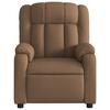vidaXL Massagesessel Braun Stoff