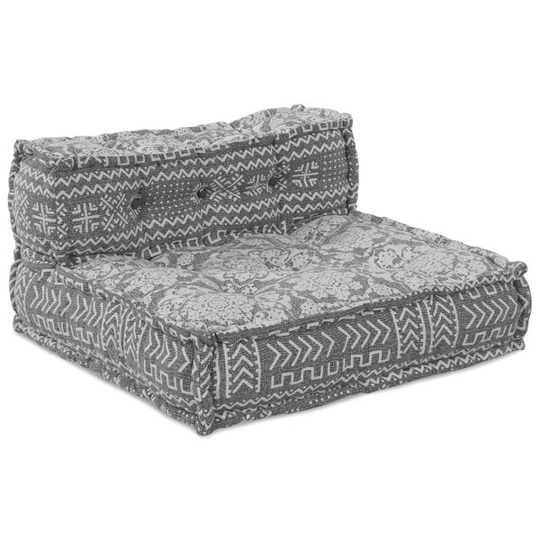 vidaXL Modulares Sofa 4 pcs Hellgrau Stoff