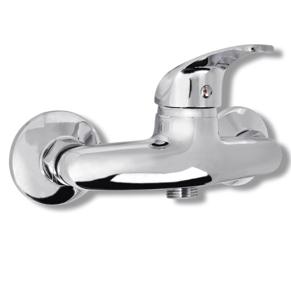 Klassische Mischbatterie Für Bad & Dusche – Chrom, Aus Messing, Inkl. Duschstange & Halterung
