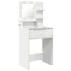 vidaXL Schlafzimmer-Frisiertische Hochglanz Wei&szlig; 80 x 39,6 x 135 cm