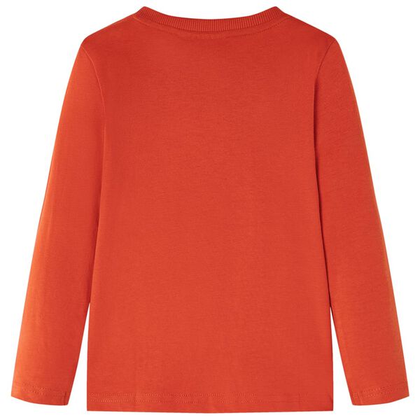 Kinder-Langarmshirt Orange 92