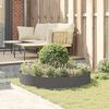 vidaXL Pflanzenring 5 pcs Schwarz 120 x 120 x 20 cm