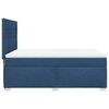 vidaXL Boxspringbett mit Matratze Blau 140x190 cm Stoff