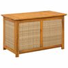 vidaXL Gartenlagerbox 141 L Massivholz Akazie 90 x 50 x 56 cm Beige