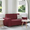 vidaXL Sofa Weinrot 160 x 78 x 84 cm Stoff