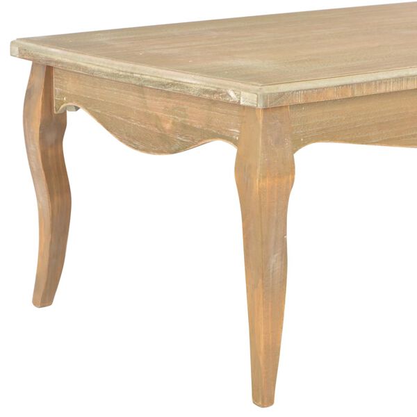 vidaXL Couchtisch 110x60x40 cm Kiefer Massivholz