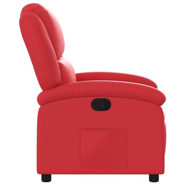 vidaXL Relaxsessel Rot Kunstleder