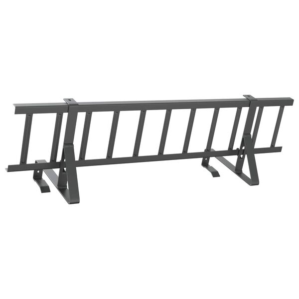 vidaXL Dachschneeschild Stahl