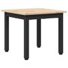 vidaXL Couchtisch Natur 40 x 40 x 36 cm Massives Kiefernholz