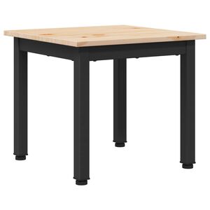 vidaXL Couchtisch Natur 40 x 40 x 36 cm Massives Kiefernholz