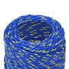 vidaXL Bootsseil Blau 2 mm 50 m Polypropylen