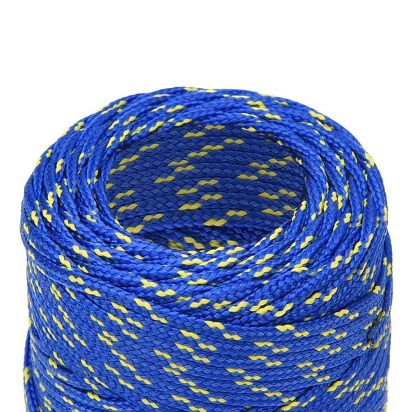 vidaXL Bootsseil Blau 2 mm 50 m Polypropylen