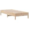 vidaXL Massivholzbett ohne Matratze 100x200 cm Kiefernholz