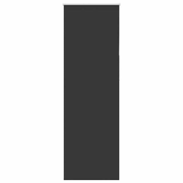 vidaXL Verdunkelungsrollo Schwarz 80x230 cm Stoffbreite 75,7 cm