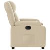 vidaXL Relaxsessel Elektrisch Creme Stoff