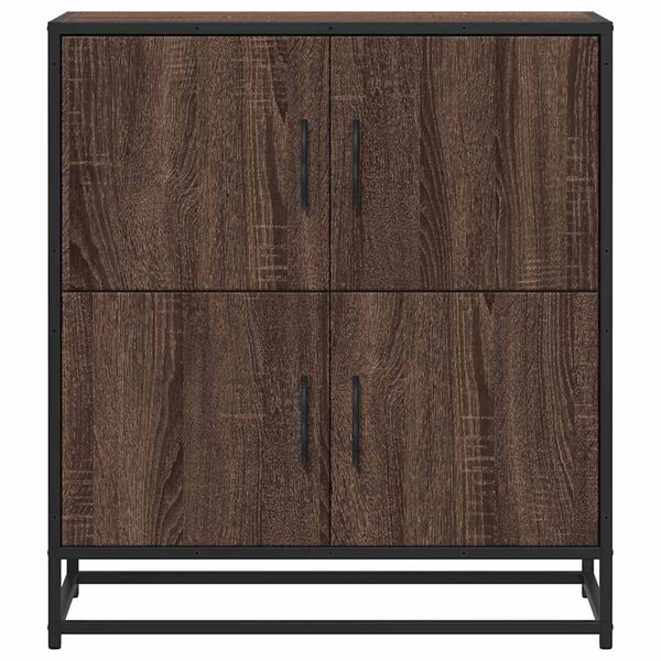 vidaXL Sideboard Braun Eichen-Optik 68x35x76 cm Holzwerkstoff