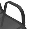 vidaXL Stapelbare Gartenst&uuml;hle 2 Stk. Schwarz Textilene