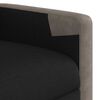 vidaXL Massagesessel Elektrisch Schwarz Stoff