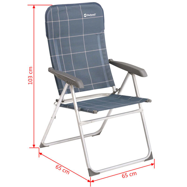 Outwell Klappstuhl Fergus Blau 65 x 65 x 103 cm 410066