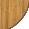 vidaXL Teppich Rund Natur 100 cm Bambus