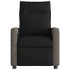 vidaXL Massagesessel Elektrisch Schwarz Stoff