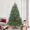 vidaXL K&uuml;nstlicher klappbarer Weihnachtsbaum mit 300 LEDs Gr&uuml;n 240 cm