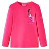 vidaXL Kinder-Langarmshirt Marineblau 116
