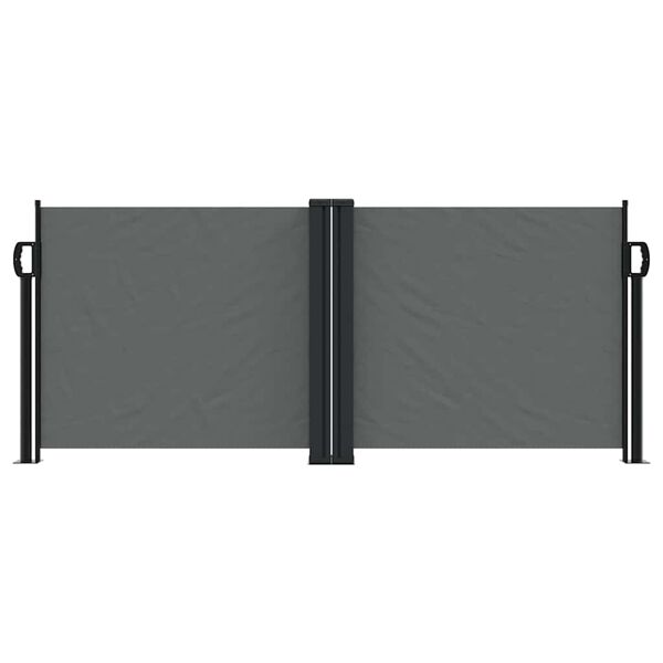 vidaXL Seitenmarkise Ausziehbar Anthrazit 100x600 cm