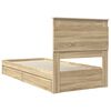 vidaXL Aufbewahrungsbett Sonoma-Eiche 90 x 200 cm Holzwerkstoff