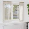 vidaXL Voile-Vorhang mit Vorhängen 2 pcs Sand 175 x 140 cm Polyester