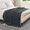 vidaXL &Uuml;berwurfdecke Dunkelgrau 150 x 200 cm Fleece