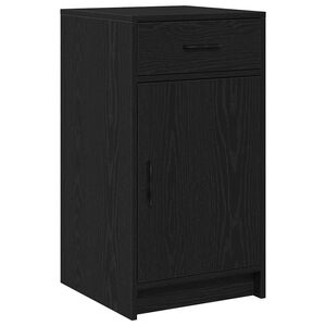 vidaXL Sideboard Schwarze Eiche 40 x 40,5 x 75 cm Holzwerkstoff