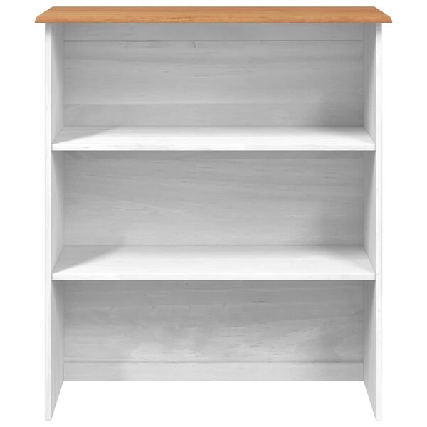vidaXL Hutch ASKIM 91 x 30 x 104 cm Massives Kiefernholz