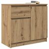 vidaXL Sideboard mit Schublade Artisan-Eiche 71x35x65 cm Holzwerkstoff