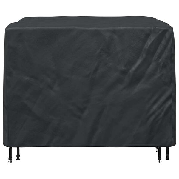 vidaXL M&ouml;belbezug Uni Schwarz 135 x 135 x 90 cm Stoff