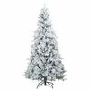 vidaXL K&uuml;nstlicher klappbarer Weihnachtsbaum Gr&uuml;n 240 cm PE und PVC