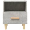 vidaXL Nachttisch Betongrau 40x35x47 cm