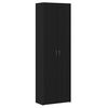 vidaXL B&uuml;roschrank Schwarz Eichen-Optik 60 x 32 x 190 cm Holzwerkstoff