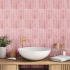 vidaXL Rechteckige Fliese 20 pcs Rosa 29 x 23 x 0,08 cm