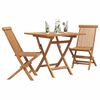 vidaXL Garten Essgruppe 3 pcs Braun Massivholz Akazie