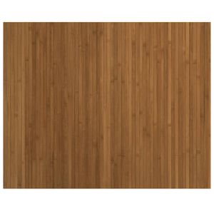 vidaXL Teppich Rechteckig Braun 80x100 cm Bambus