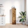 vidaXL Highboard Altholz-Optik 29,5x34x119,5 cm Holzwerkstoff